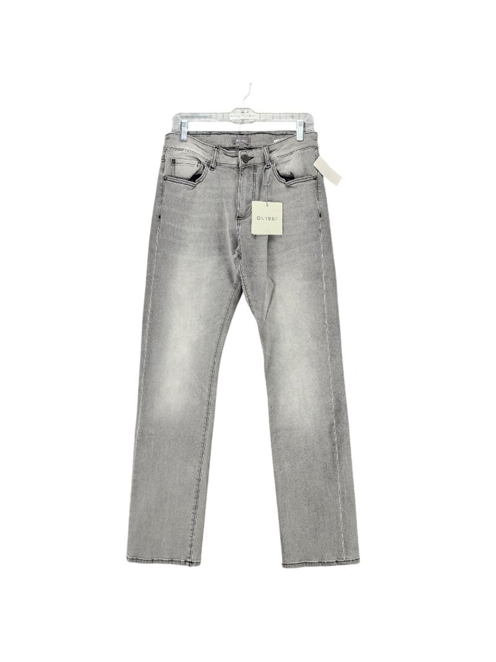 DL1961 Jeans Mens Size 31x34 Avery Particle Gray Stretch Modern Straight *NWT*